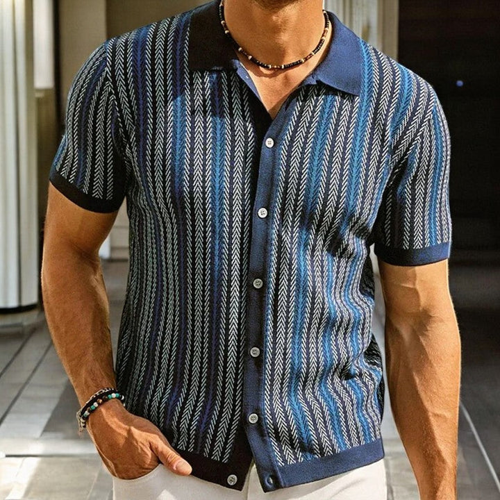 Sovereign Knit Button-Down