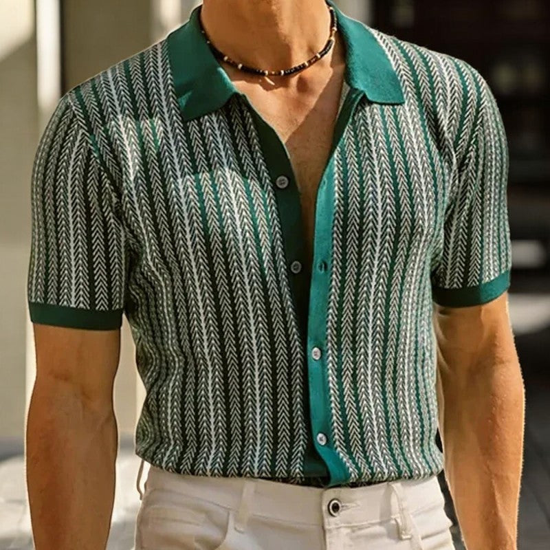Sovereign Knit Button-Down