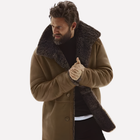 Men's Quilted Winter Jacket with Wide Collar