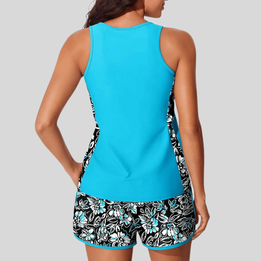 Sporty Pocket Tankini Swim Set