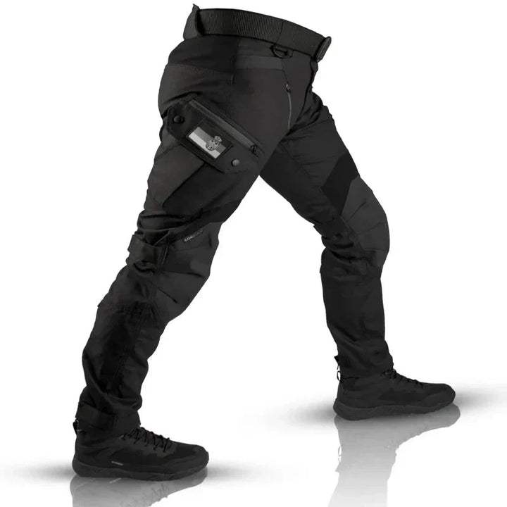 Tactical Cargo Pants with Reinforced Fabric and Adjustable Waist - Secure Multi Pockets