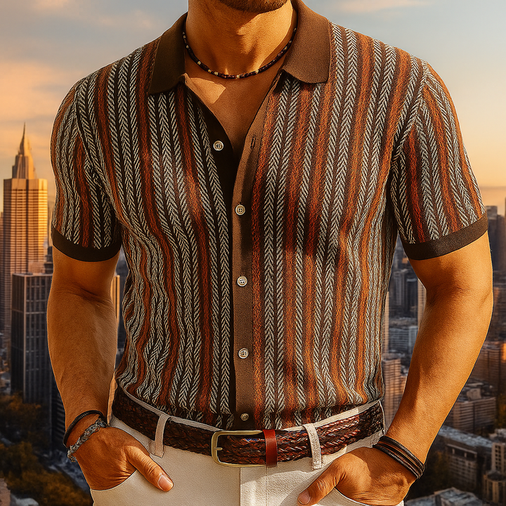Sovereign Knit Button-Down