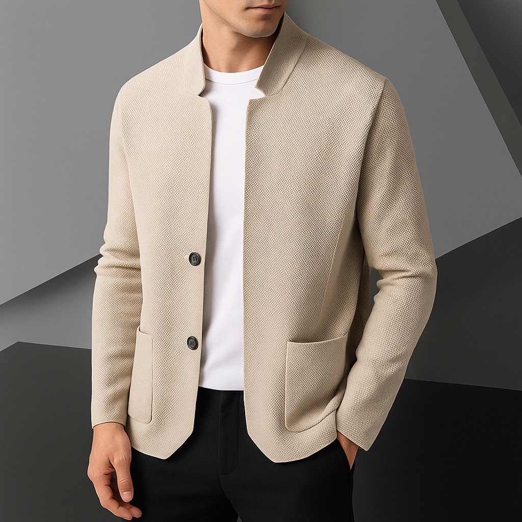 Men’s Cardigan | Button Front Pocket Design