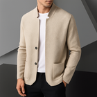 Men’s Cardigan | Button Front Pocket Design