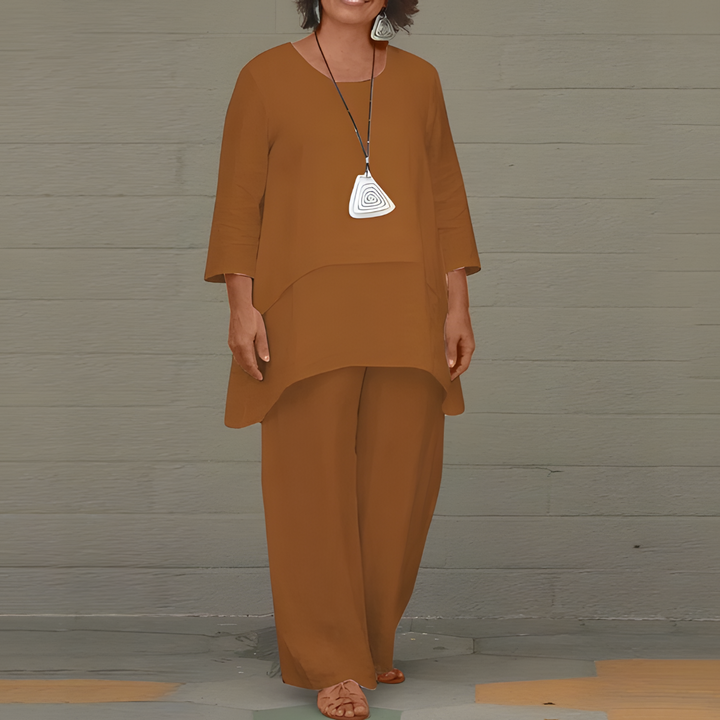 Stylish 2-Piece Linen Set for Women