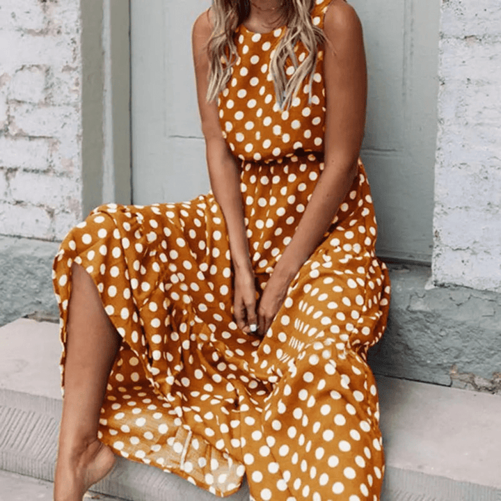 Playful Polka Dot Dress