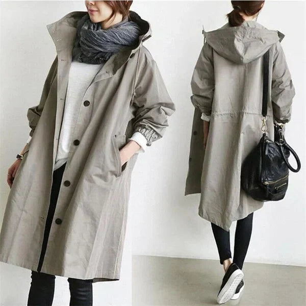 Waterproof Oversized Trench Coat for Spring &amp; Summer