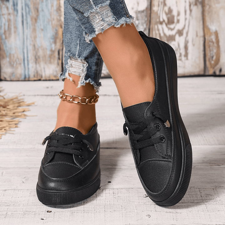 Alessia | Classic Orthopedic Insoles Laced Shoes