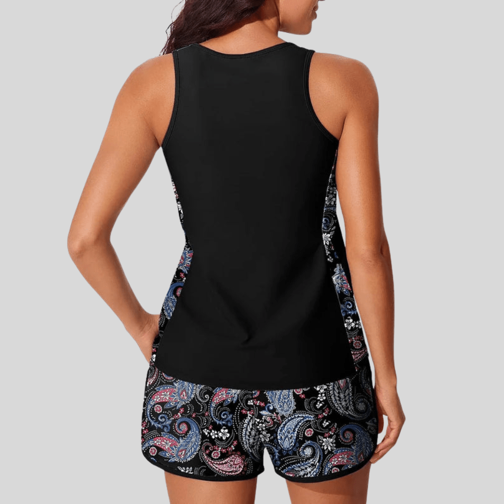 Sporty Pocket Tankini Swim Set