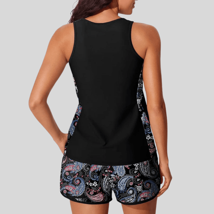 Sporty Pocket Tankini Swim Set