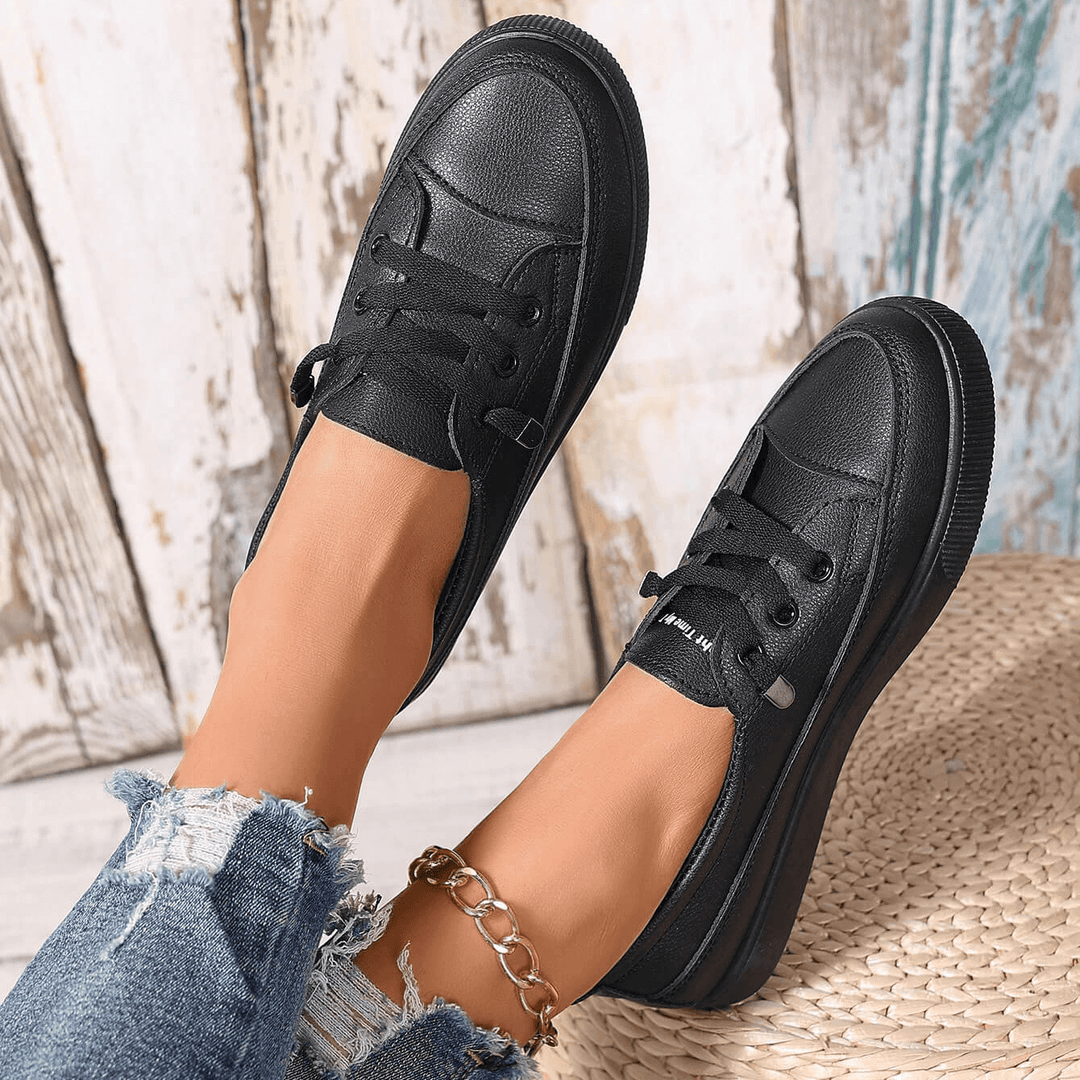Alessia | Classic Orthopedic Insoles Laced Shoes