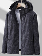 Water- and windproof jacket with hood for women