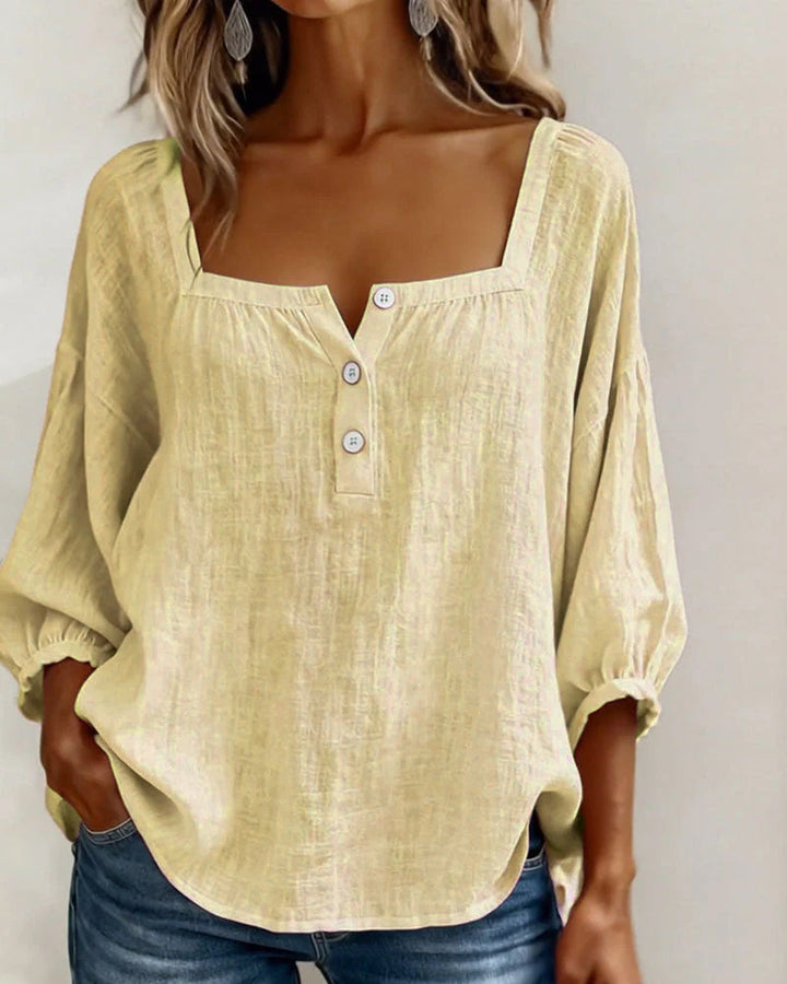 Orlinda | Stylish Relaxed Puff Sleeve Blouse