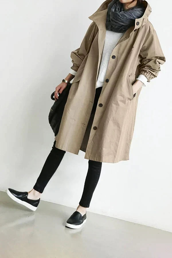 Waterproof Oversized Trench Coat for Spring &amp; Summer