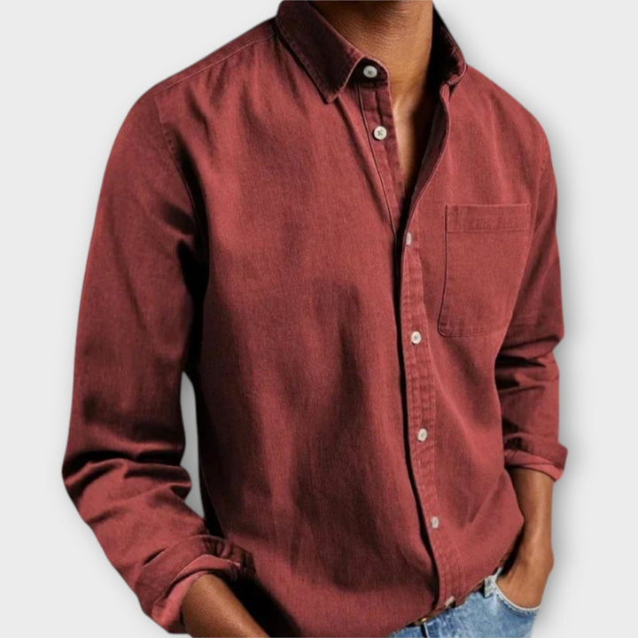 Men’s Dress Shirt | Long-Sleeve Chest Pocket