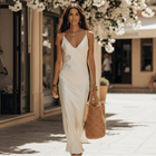 Floral Maxi Dress & Sweater Two-Piece Set