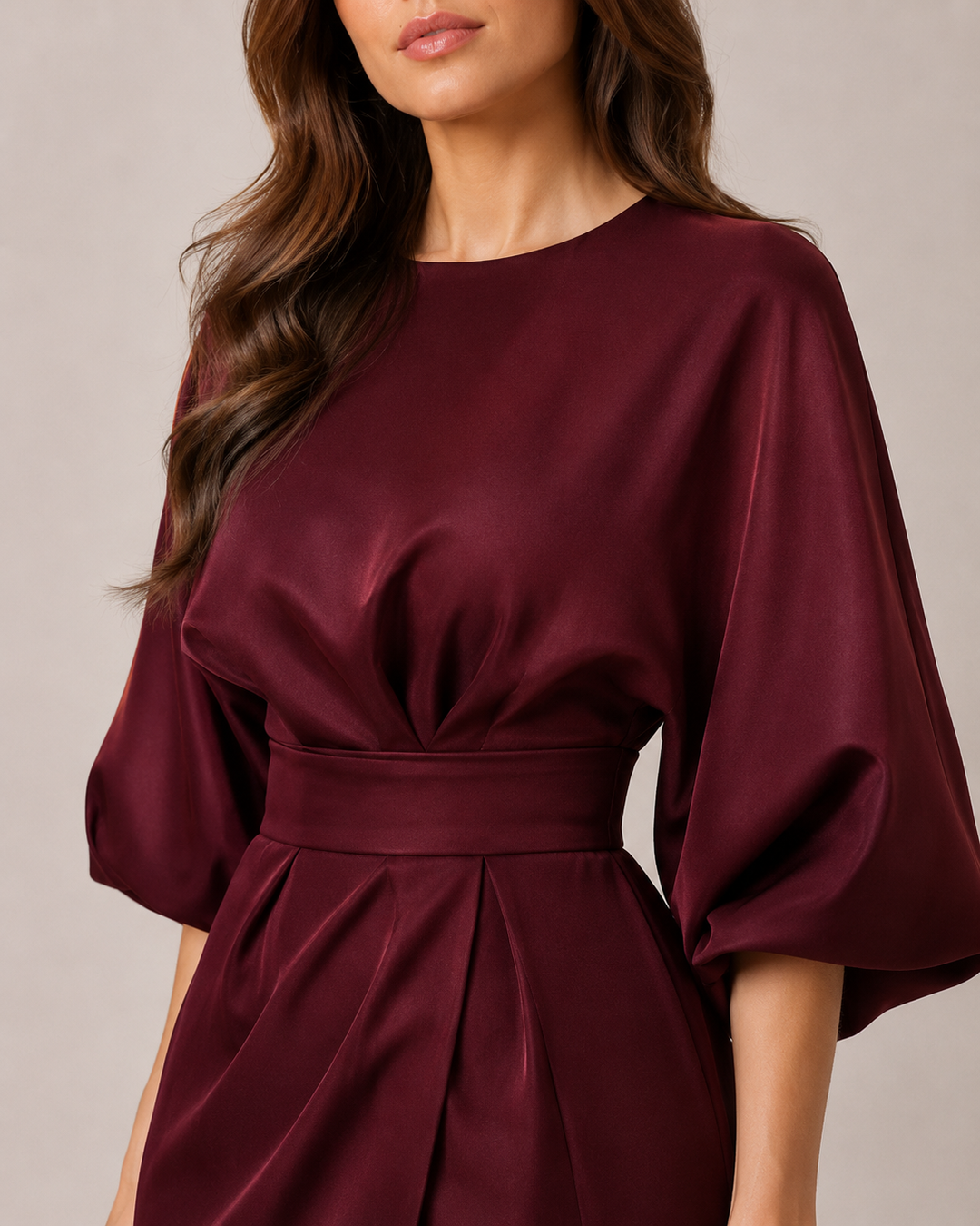 Tailored Midi Dress with Bow Belt for Women – Havanna