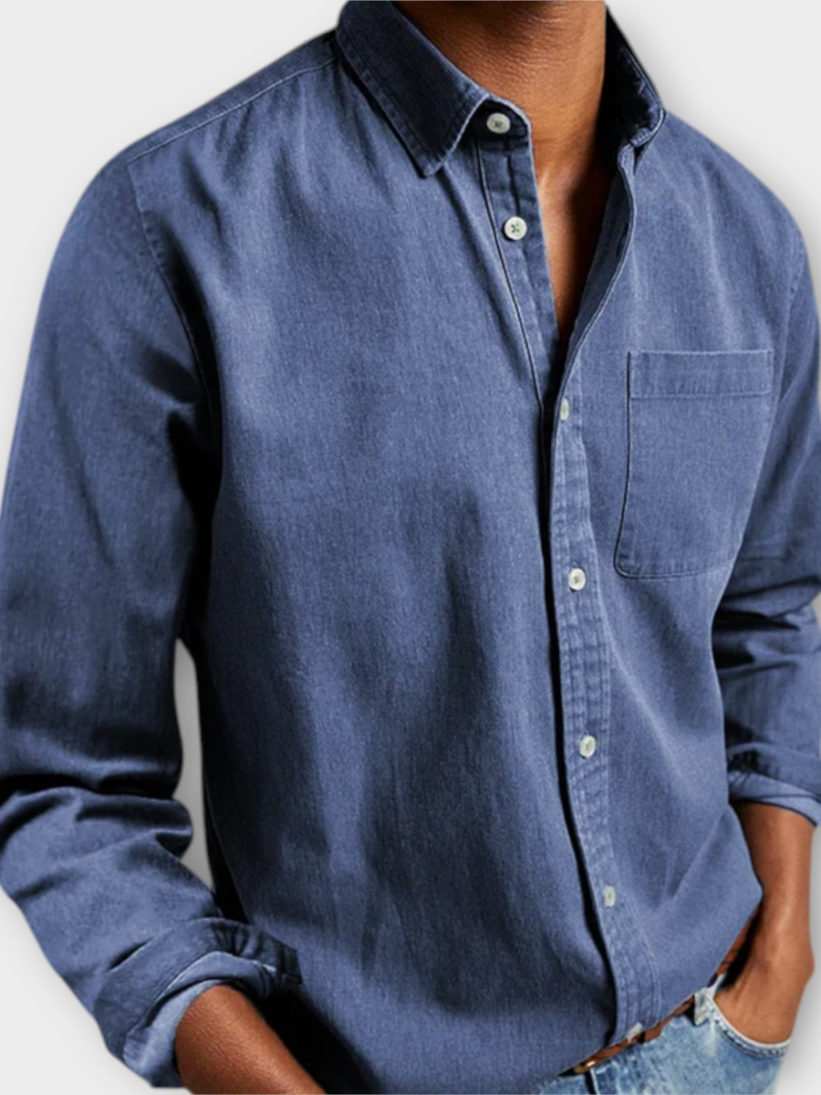 Men’s Dress Shirt | Long-Sleeve Chest Pocket