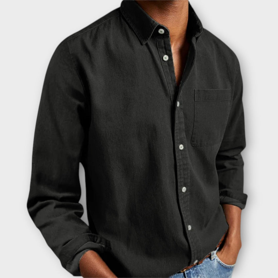 Men’s Dress Shirt | Long-Sleeve Chest Pocket