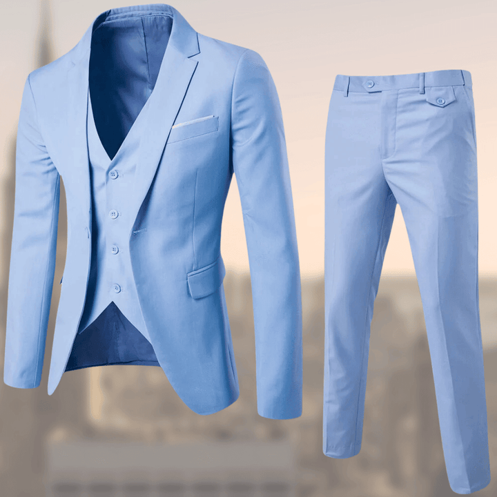 Men’s Two-Piece Suit | Notch Collar Vest