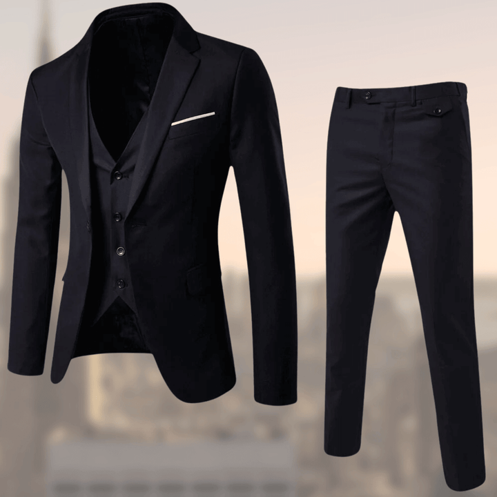 Men’s Two-Piece Suit | Notch Collar Vest