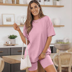 Oversized Tee And Biker Shorts Set