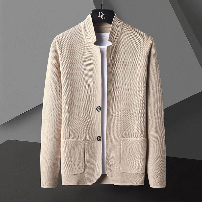 Men’s Cardigan | Button Front Pocket Design
