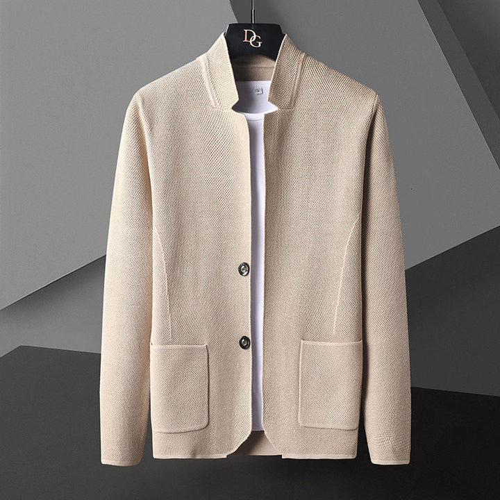 Men’s Cardigan | Button Front Pocket Design