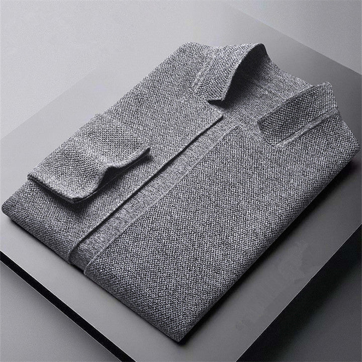 Men’s Cardigan | Button Front Pocket Design