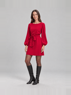 Elegant dress with belt for women – Melanie