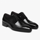 Men's Two-Tone Wingtip Brogue Oxford Shoes for Formal Events