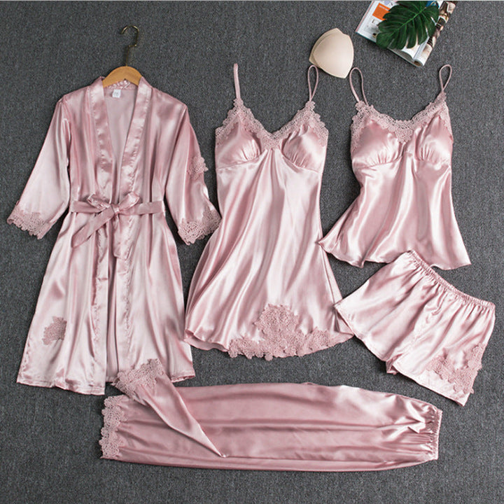 Rosanne | Elegant Five-Piece Pyjama Set