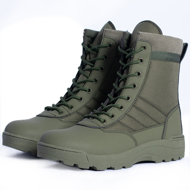 Sawyer | Combat Boots Army Lace Up Chunky Sole