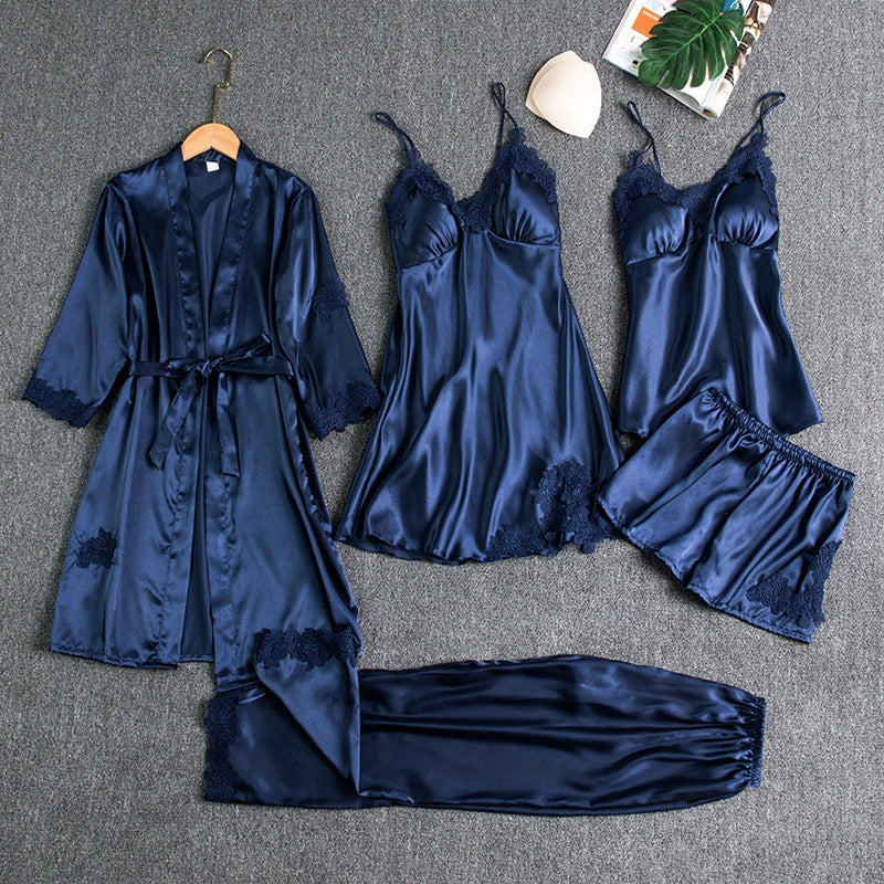 Rosanne | Elegant Five-Piece Pyjama Set