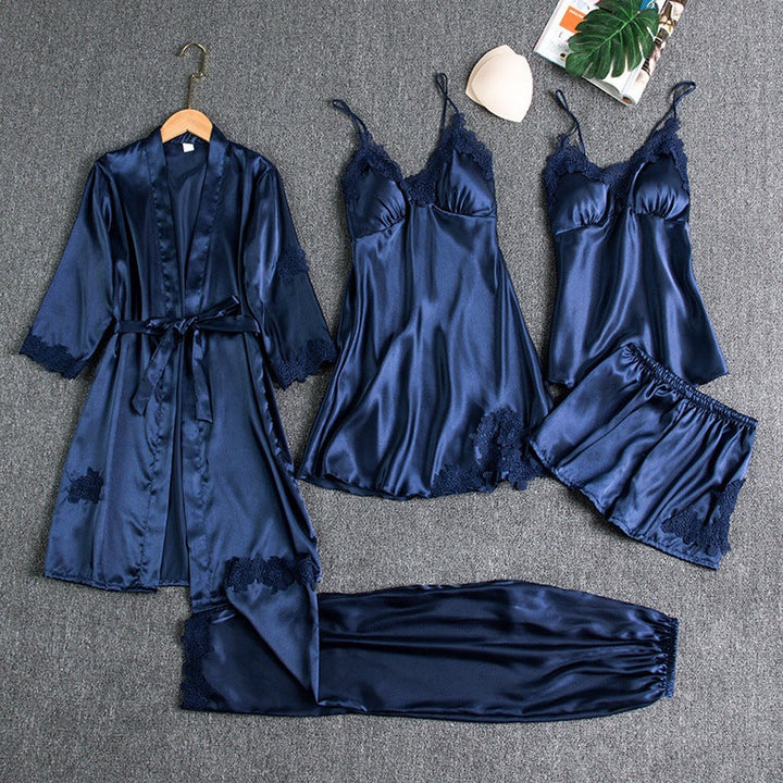 Rosanne | Elegant Five-Piece Pyjama Set