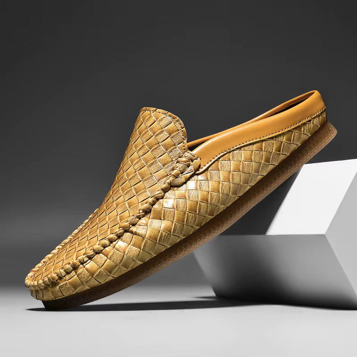 Nicholson Woven Leather Slide