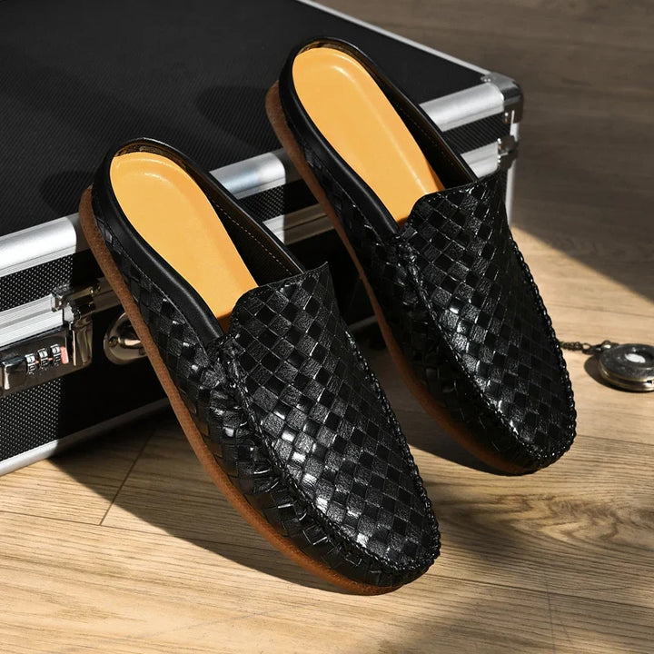 Nicholson Woven Leather Slide