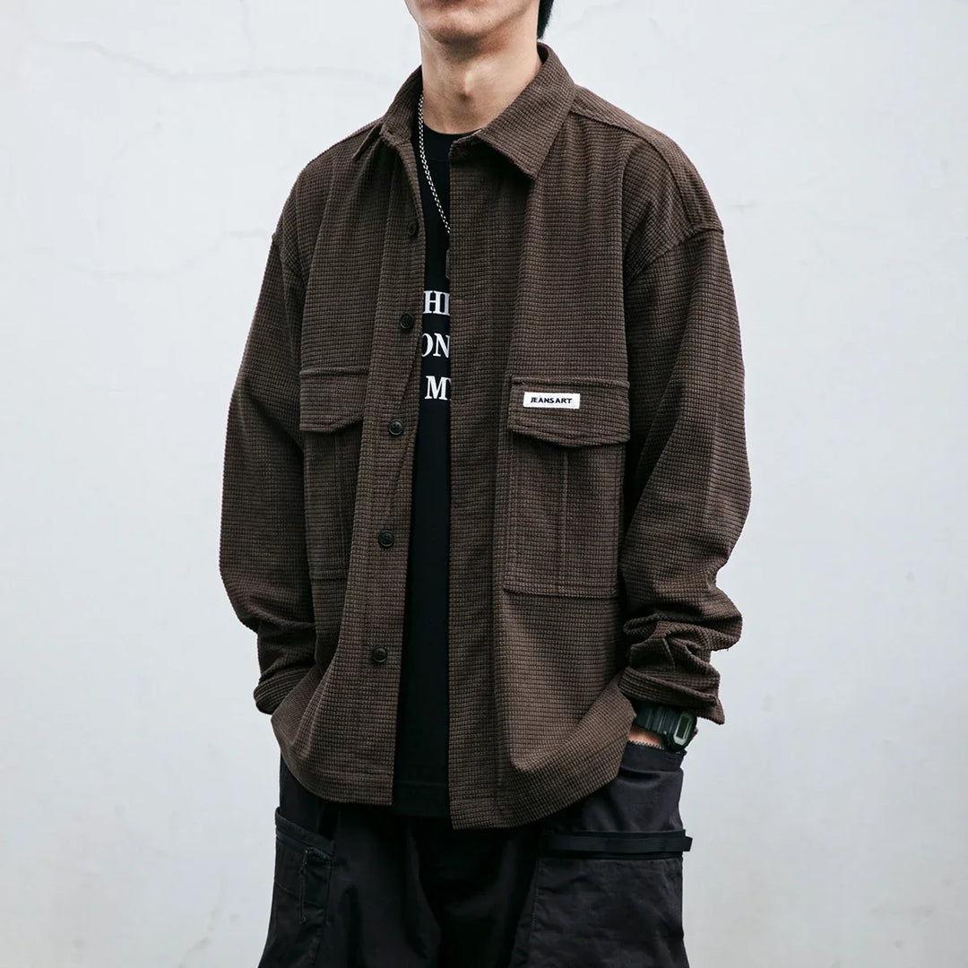 Waffle Grid Shirt