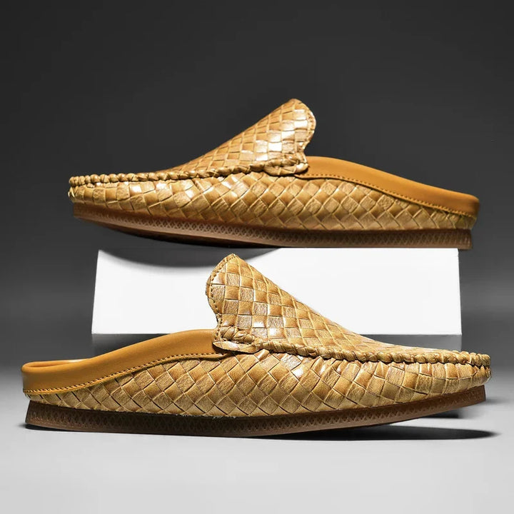 Nicholson Woven Leather Slide