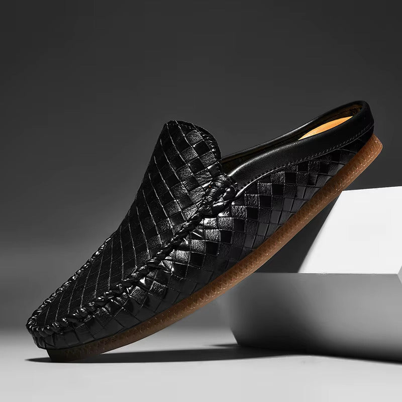 Nicholson Woven Leather Slide