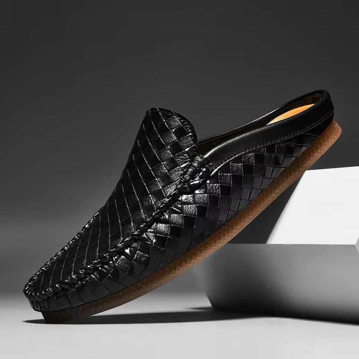 Nicholson Woven Leather Slide