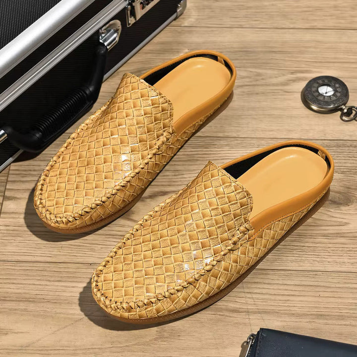 Nicholson Woven Leather Slide