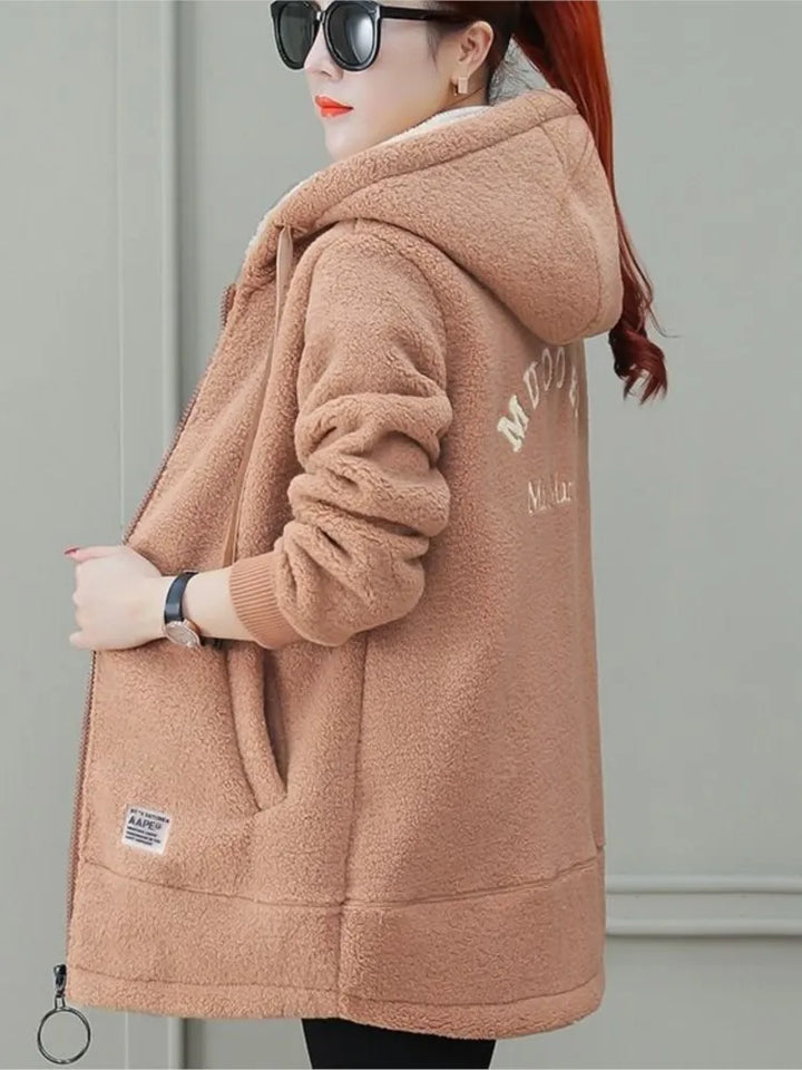 Camilla | Modern Fleece Jacket with High Collar