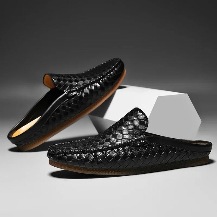 Nicholson Woven Leather Slide
