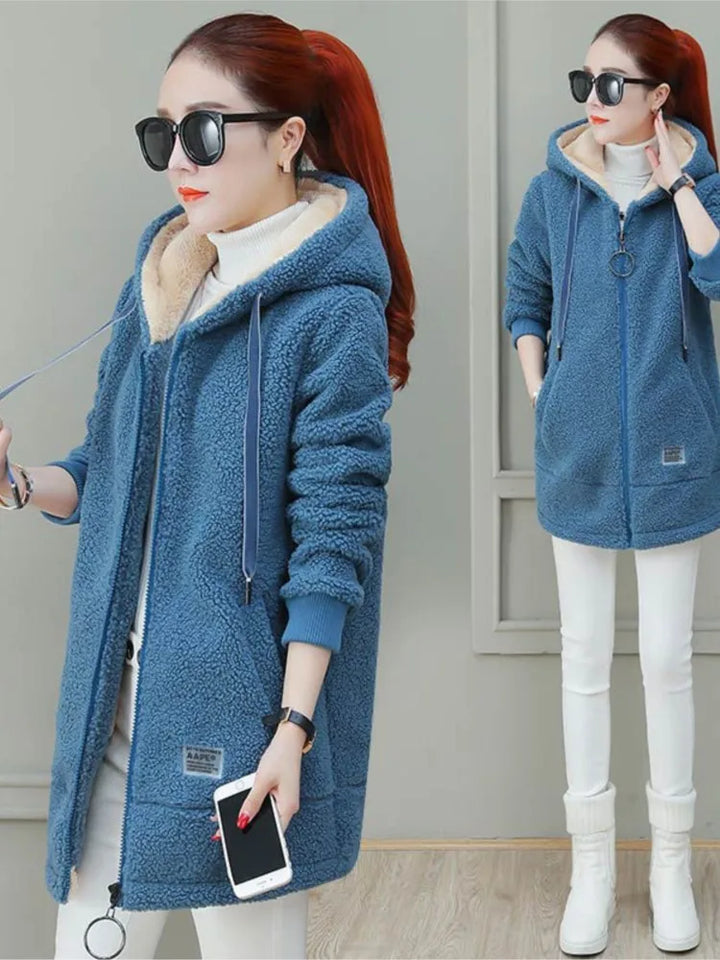 Camilla | Modern Fleece Jacket with High Collar
