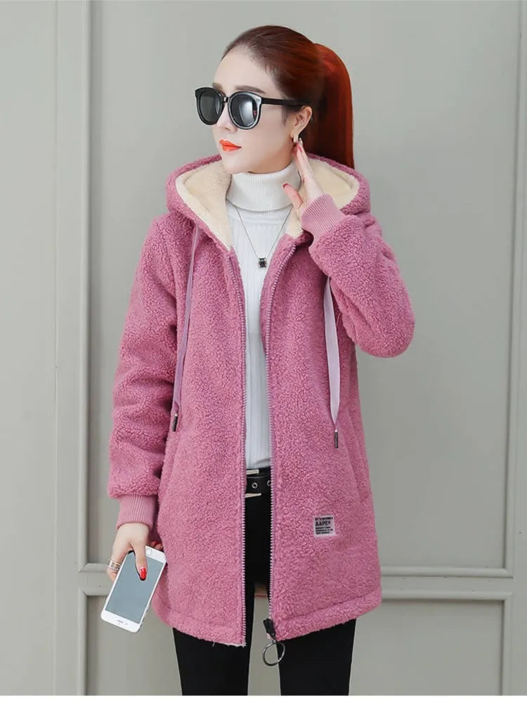 Camilla | Modern Fleece Jacket with High Collar