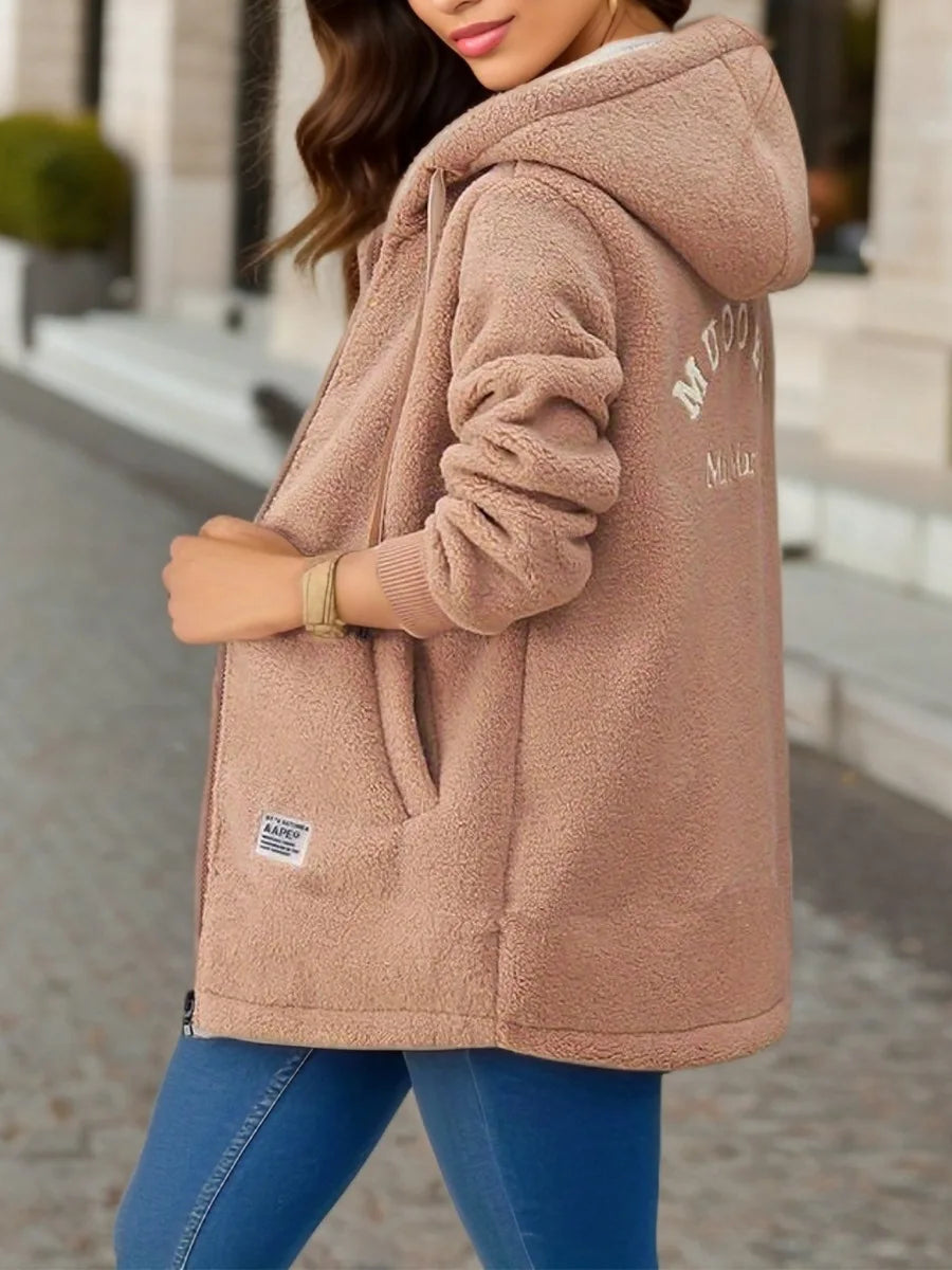 Camilla | Modern Fleece Jacket with High Collar