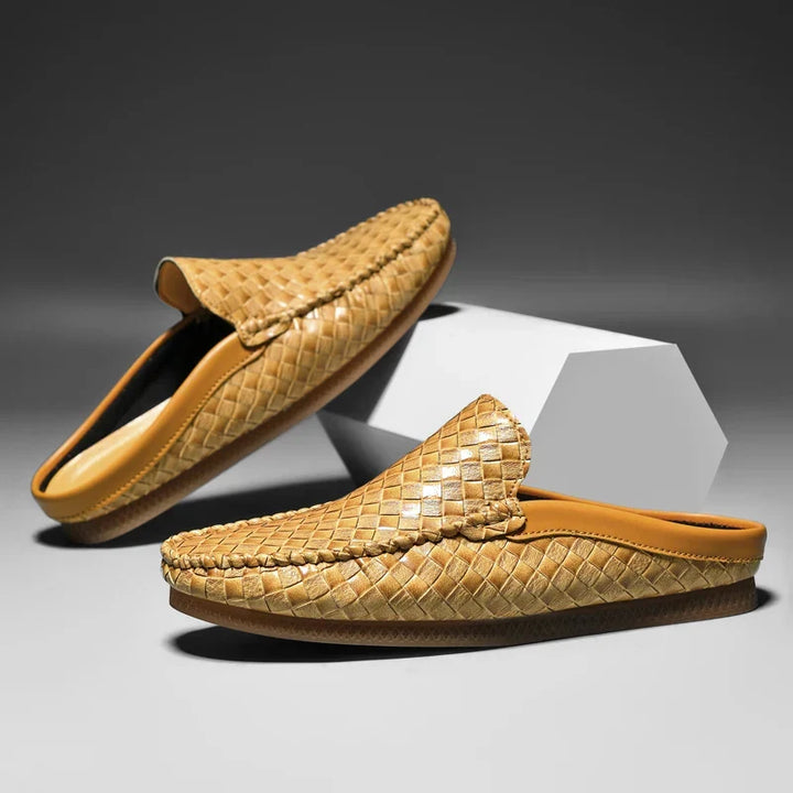 Nicholson Woven Leather Slide