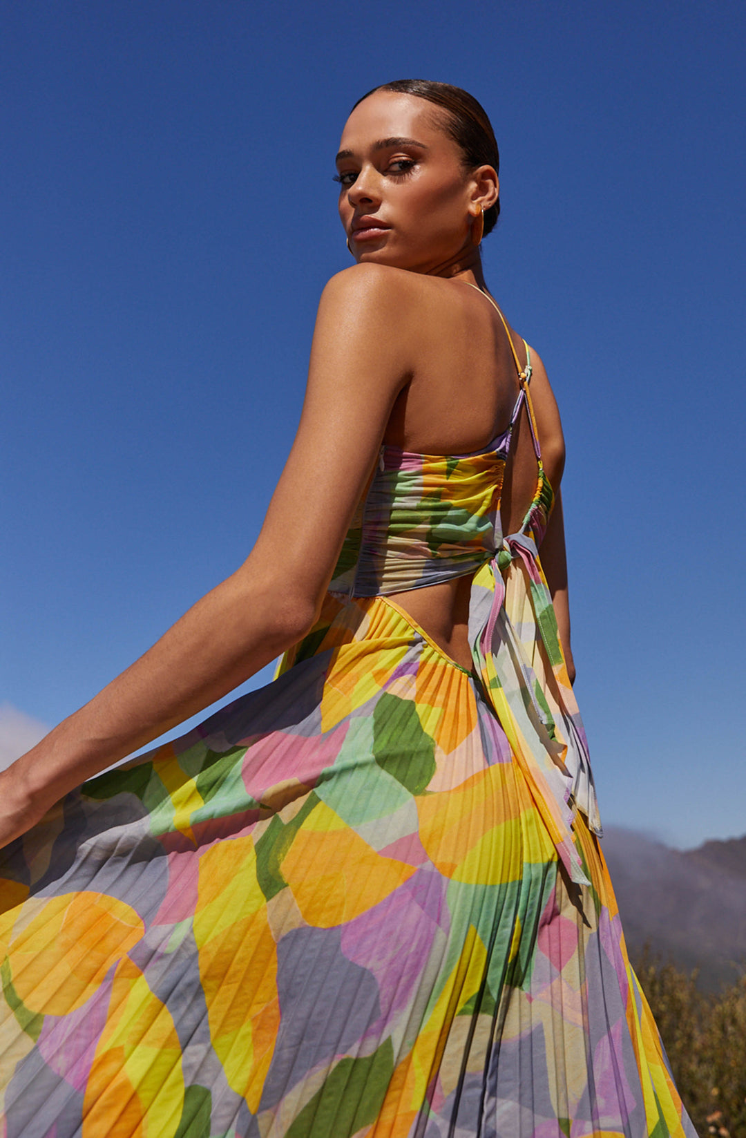 Women’s Dress | Pleated Maxi Length