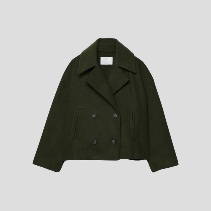 Chic Double-Breasted Short Coat